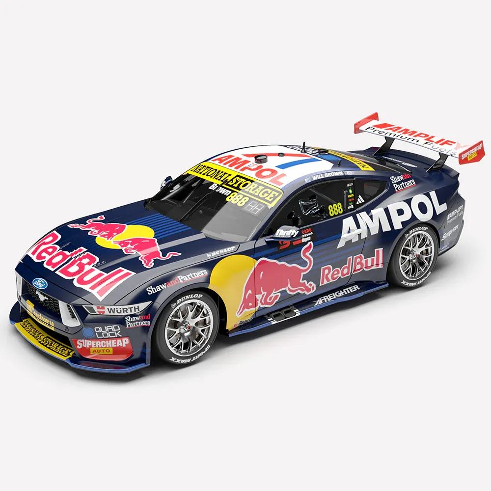 1:18 Authentic Collectables - Red Bull Ampol Racing #888 Ford Mustang GT - 2026 Melbourne SuperSprint Race 7 Pole Position - Driver: Will Brown