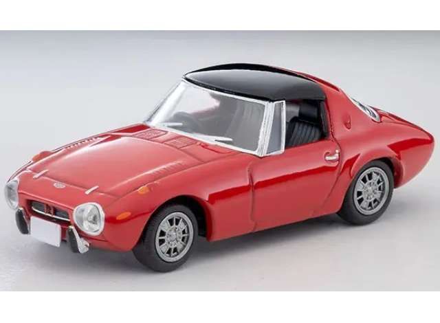 1:64 Tomica Limited Vintage - 1969 Toyota Sports 800 with Custom wheels, red