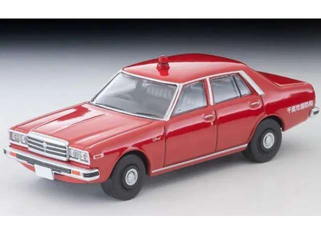 1:64 Tomica Limited Vintage - 1978 Nissan Laurel 1800 Custom Fire Command Vehicle *Fire Bureau Chiba*