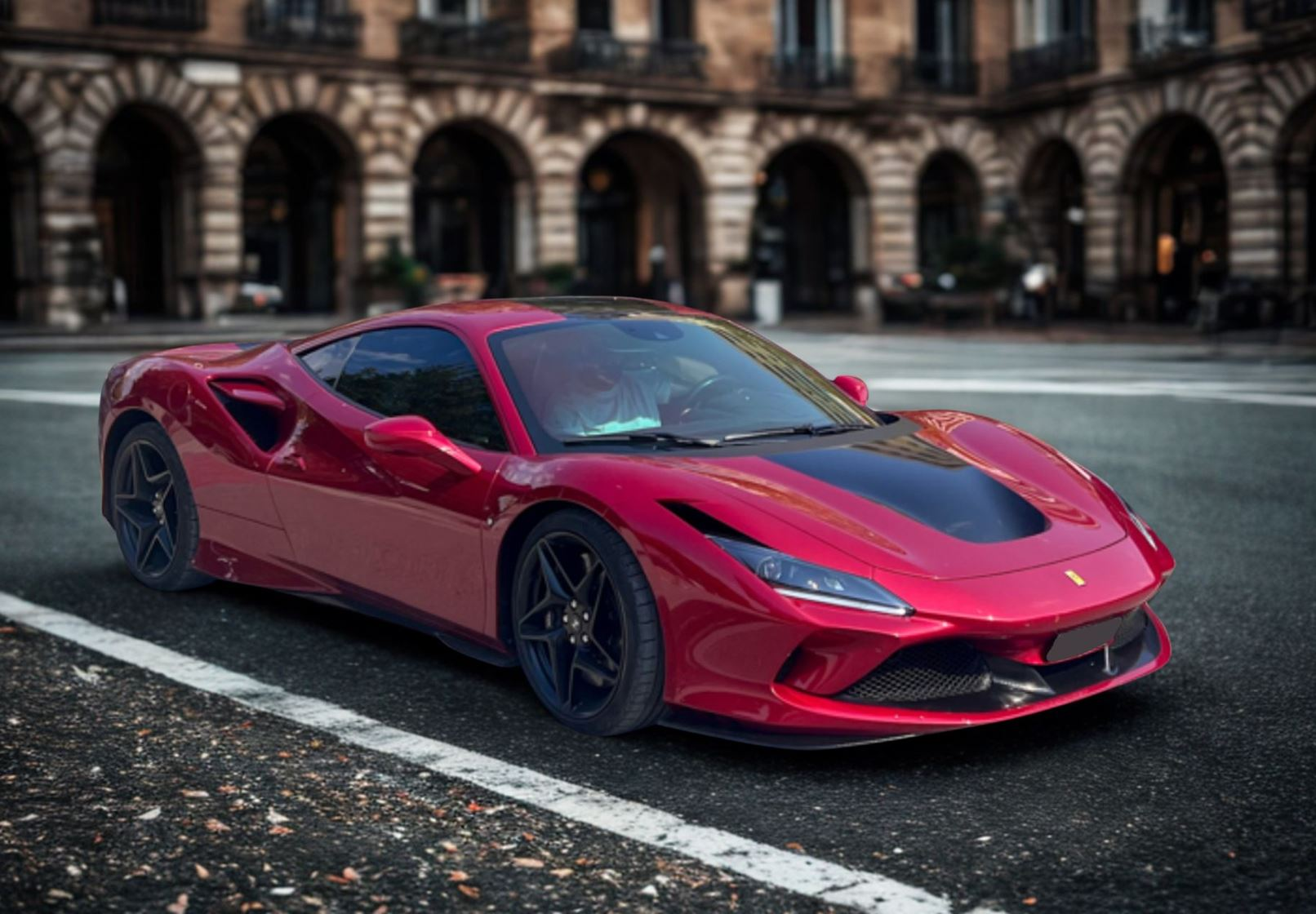 1:43 BBR - 2019 Ferrari F8 Tributo Rosso Fuoco Red Black