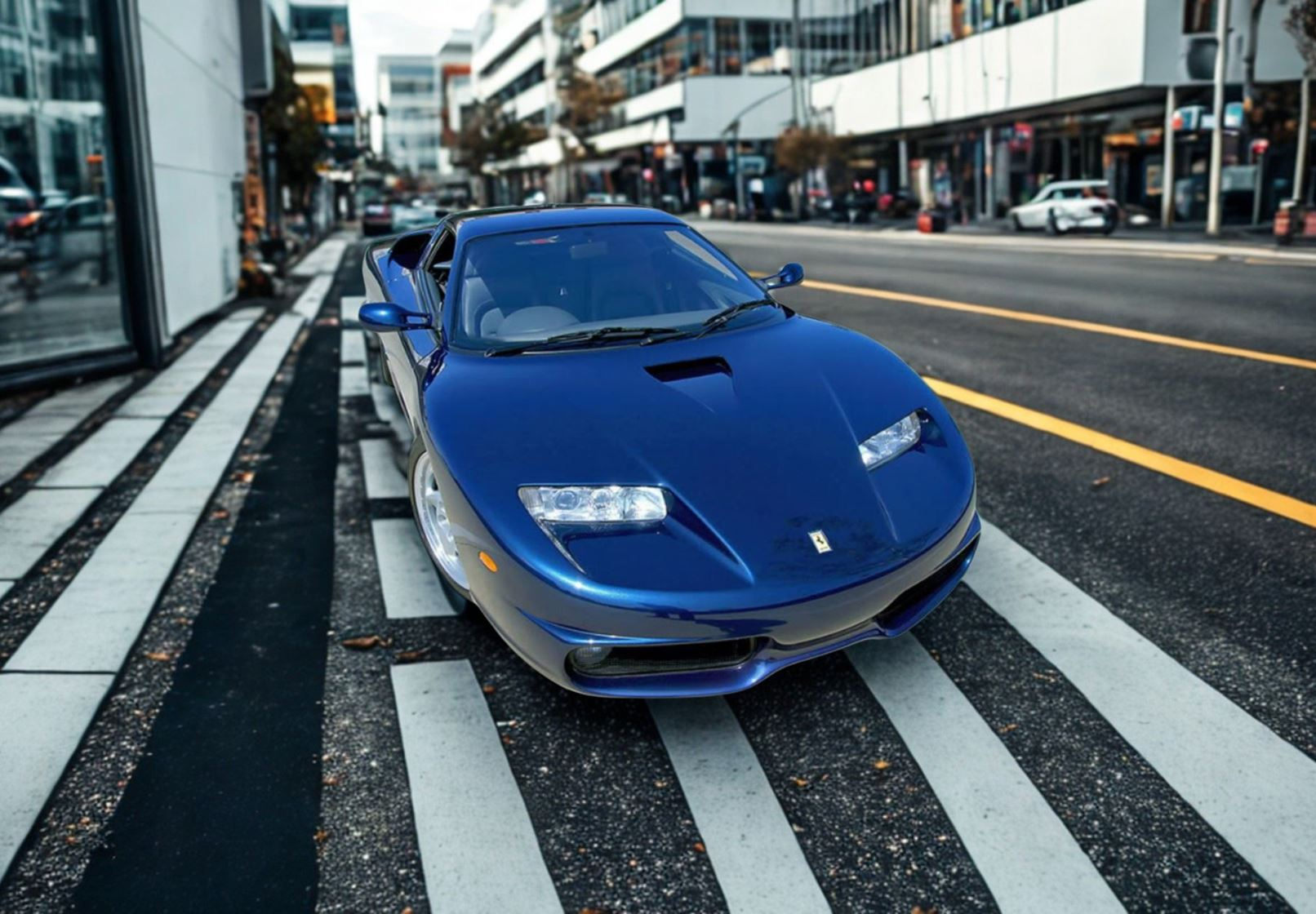 1:43 BBR - 1995 Ferrari FX Pininfarina Personal Car Sultan of Brunei Blue Metallic