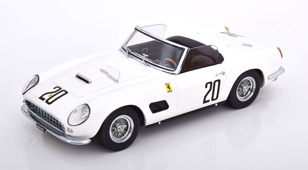 1:18 KK Scale - Ferrari 250 GT California Spyder No.20, Le Mans 1960 weiß