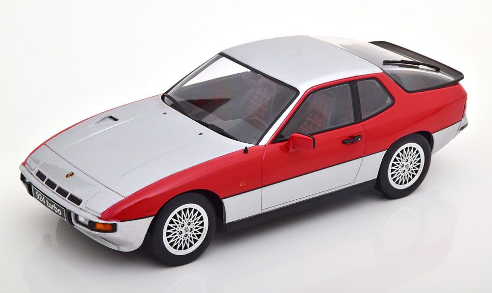 1:18 KK Scale - Porsche 924 Turbo 1986 silber/rot
