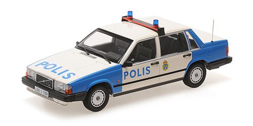 1:18 Minichamps - 1986 Volvo 740 GL Polis Sweden