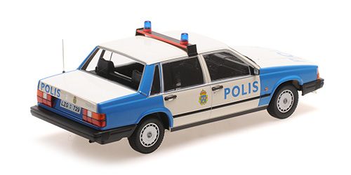 1:18 Minichamps - 1986 Volvo 740 GL Polis Sweden