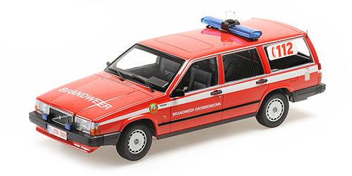 1:18 Minichamps - 1986 Volvo 740 GL Break Brandweer Grobbendonk 1:18 Minichamps - 1986 Volvo 740 GL Break Brandweer Grobbendonk