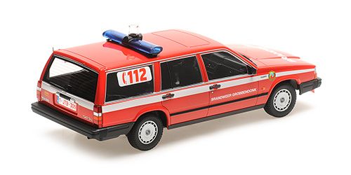 1:18 Minichamps - 1986 Volvo 740 GL Break Brandweer Grobbendonk