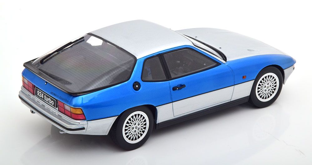 1:18 KK Scale - Porsche 924 Turbo 1986 silber/blaumetallic
