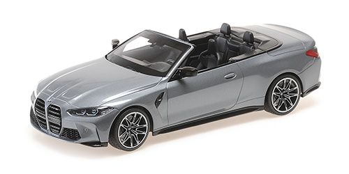 1:18 Minichamps - 2021 BMW M4 Cabriolet Grey Metallic
