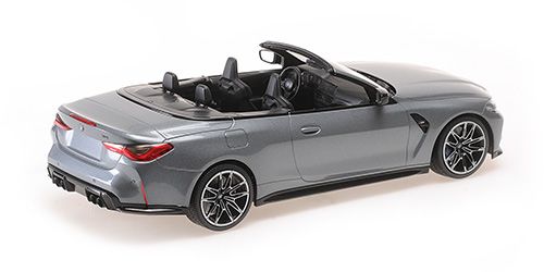 1:18 Minichamps - 2021 BMW M4 Cabriolet Grey Metallic