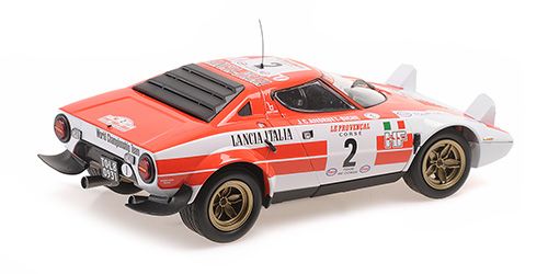 1:18 Minichamps - Lancia Stratos Winners Tour de Corse 1974 J.C. Andruet - Biche