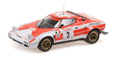 1:18 Minichamps - Lancia Stratos Winners Tour de Corse 1974 J.C. Andruet - Biche