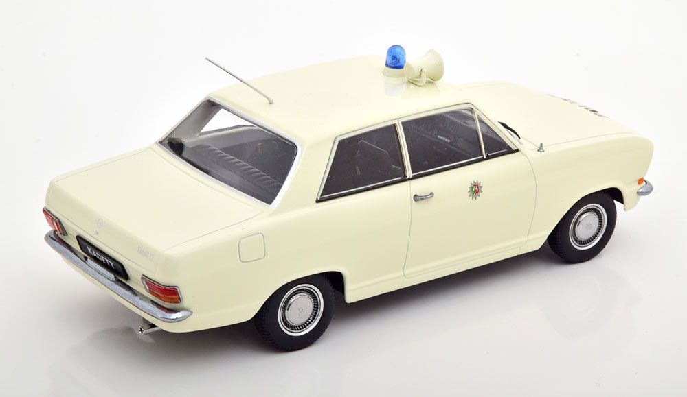 1:18 KK Scale - Opel Kadett B Polizei Deutschland 1972 weiß