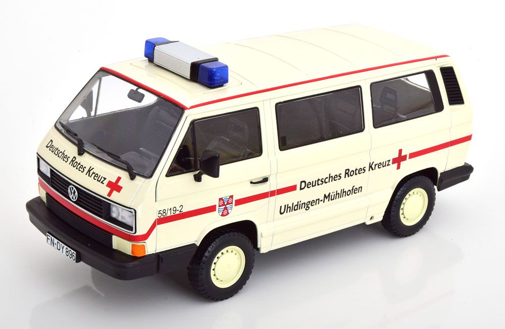 1:18 KK Scale - VW T3 Bus Syncro Deutsches Rotes Kreuz 1987