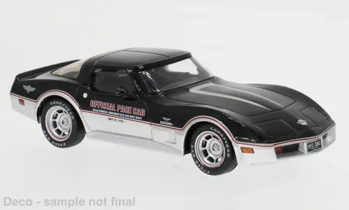 1:43 Ixo - 1980 Chevrolet Corvette (C3) Black Silver