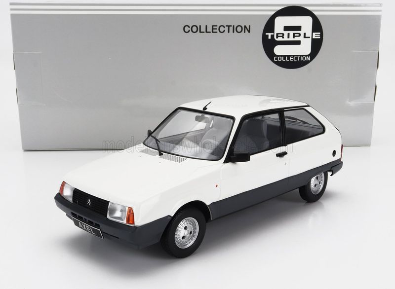 1:18 Triple9 - 1990 Citroën Axel 12 TRS White 1:18 Triple9 - 1990 Citroën Axel 12 TRS White