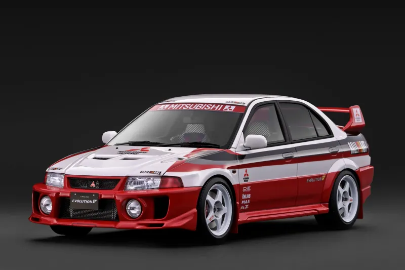 1:18 Ignition - Mitsubishi Lancer Evolution V (CP9A), white/red