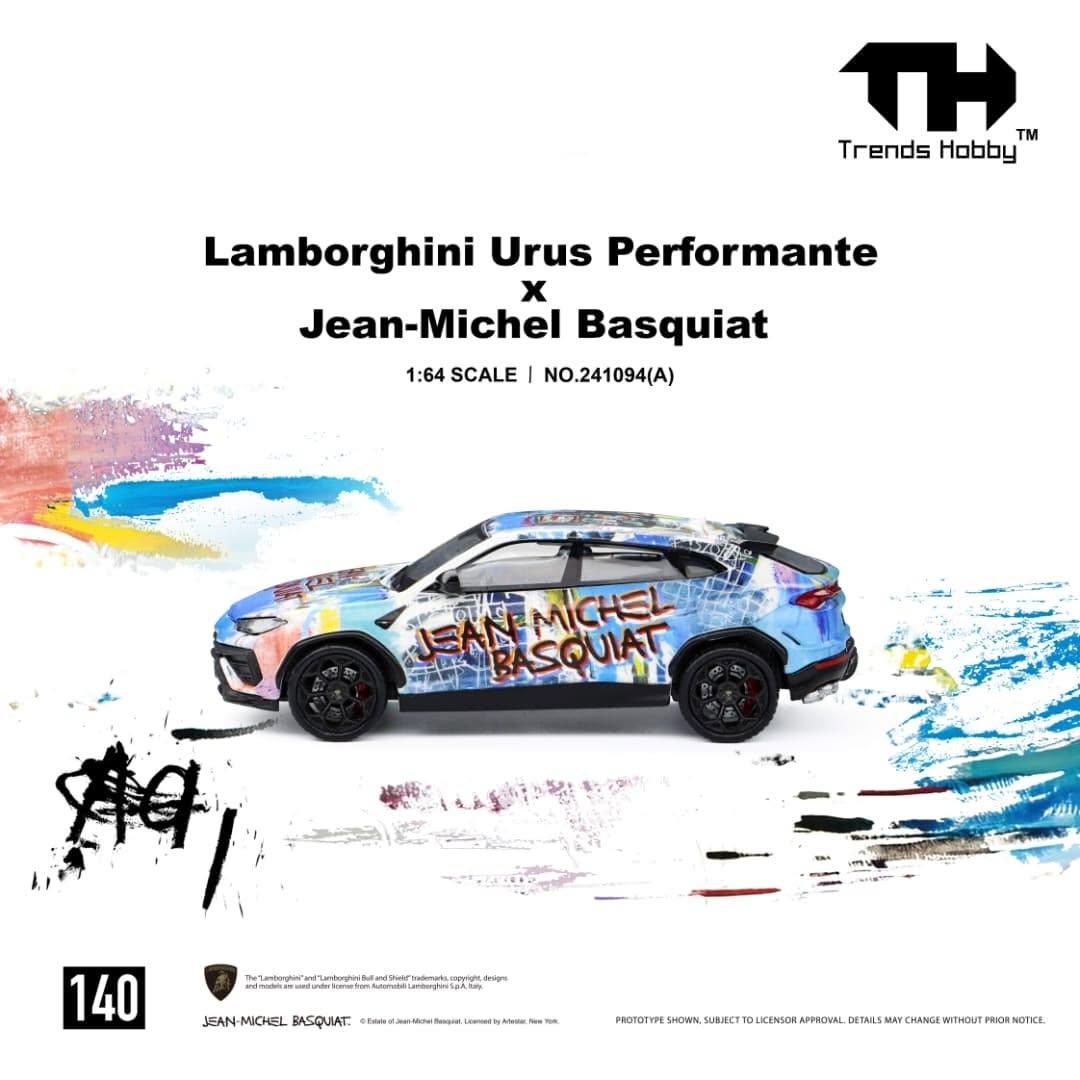 1:64 Trends Hobby - Lamborghini Urus Performance x Jean-Michel Basquiat