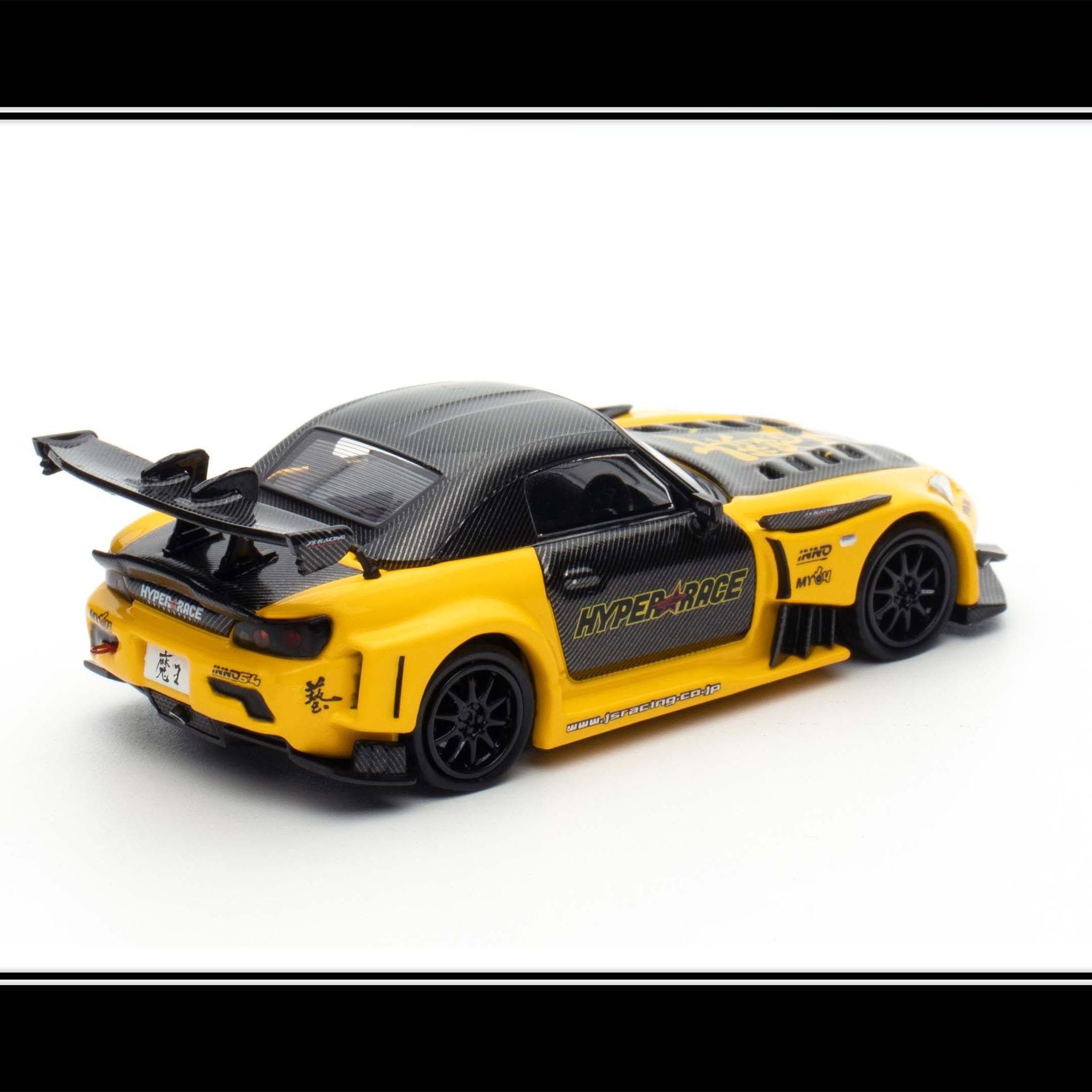 1:64 Inno64 - Honda S2000 J`S Racing, yellow/black *TASKL 2025 Event Edition*