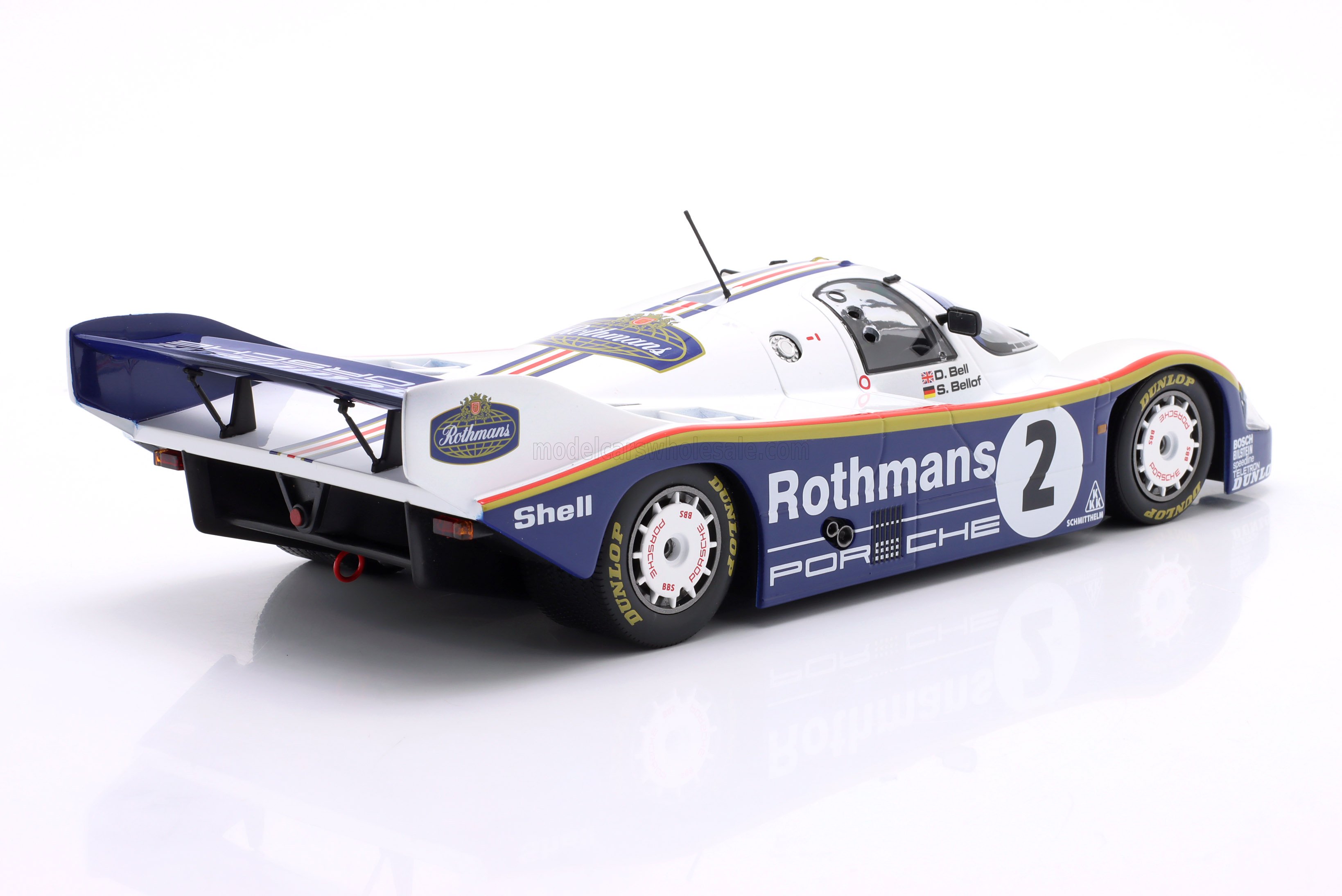 1:18 Werk83 - Porsche 956K Team Rothmans #2 Winner 1000 km Sandown Park Sportscar 1984 S. Bellof - D. Bell