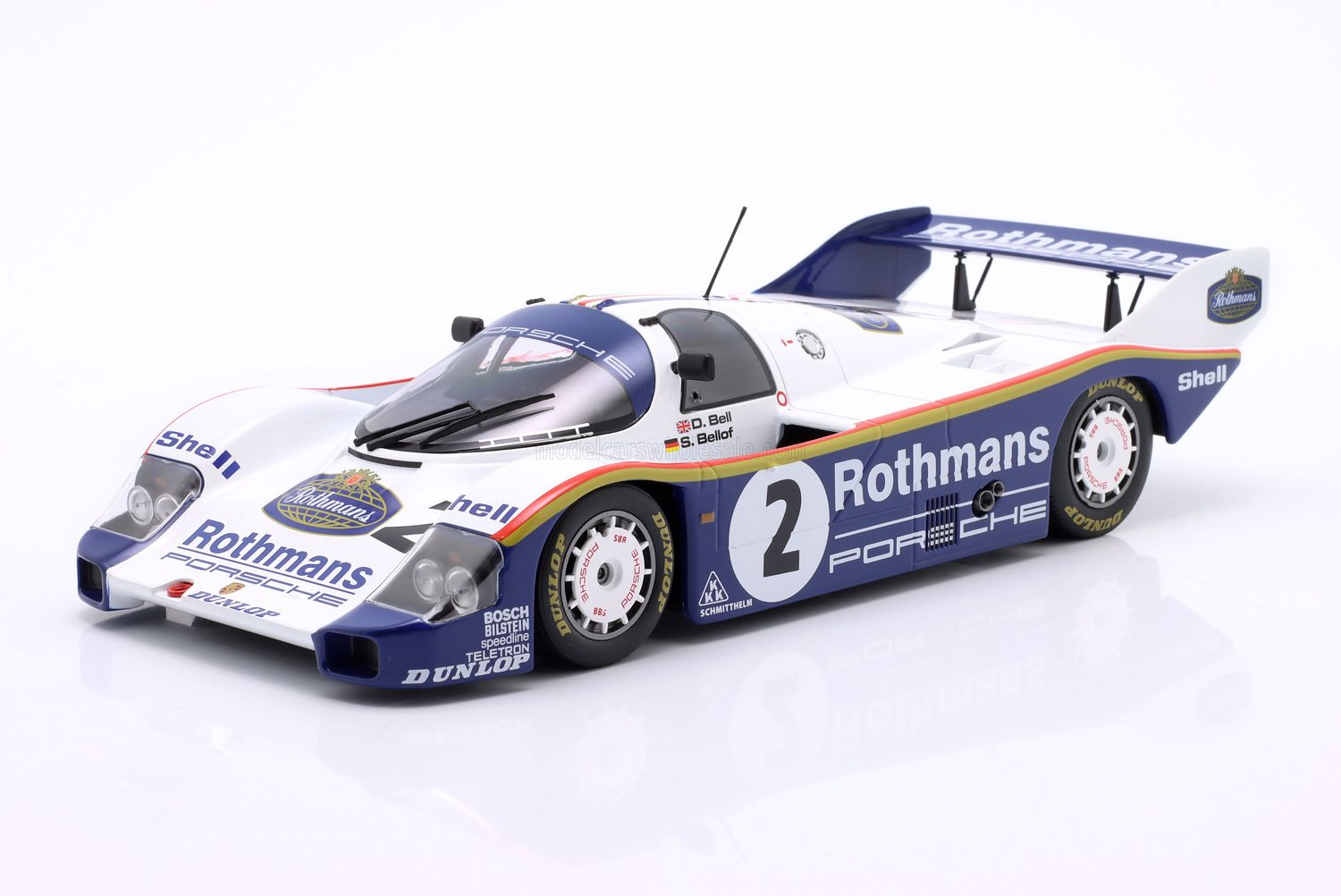 1:18 Werk83 - Porsche 956K Team Rothmans #2 Winner 1000 km Sandown Park Sportscar 1984 S. Bellof - D. Bell