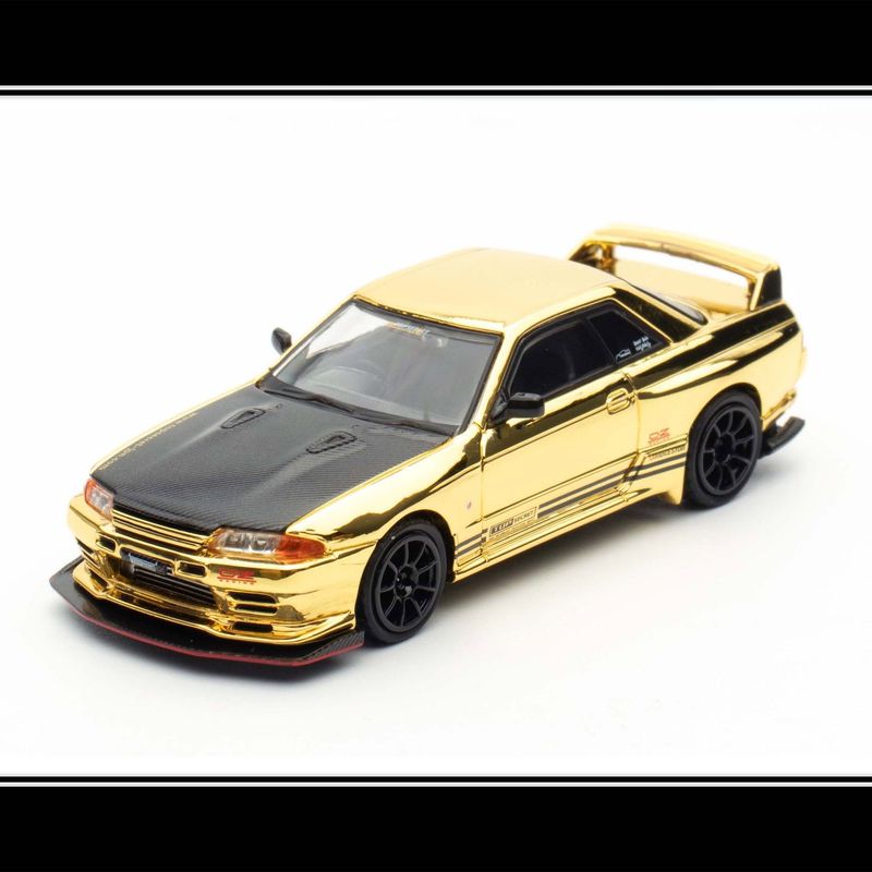 1:64 Inno64 - Nissan Skyline GT-R (R32) Top Secret, gold *TMCS 2025 Event Edition!*