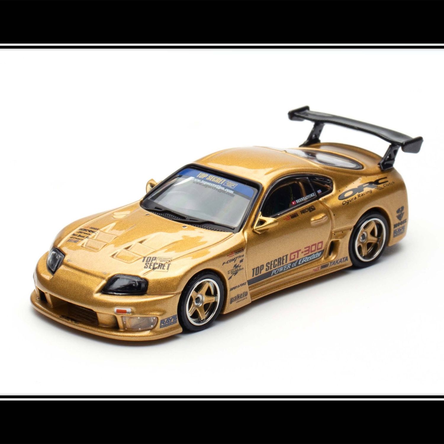 1:64 Inno64 - Toyota Supra (A80) GT-300 Top Secret Thailand, gold *TASKL 2025 Exclusive Edition!*