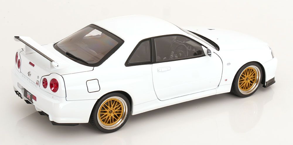 1:12 KK Scale - Nissan Skyline GT-R R34 V-Spec II BBS Felgen 2001 weiß