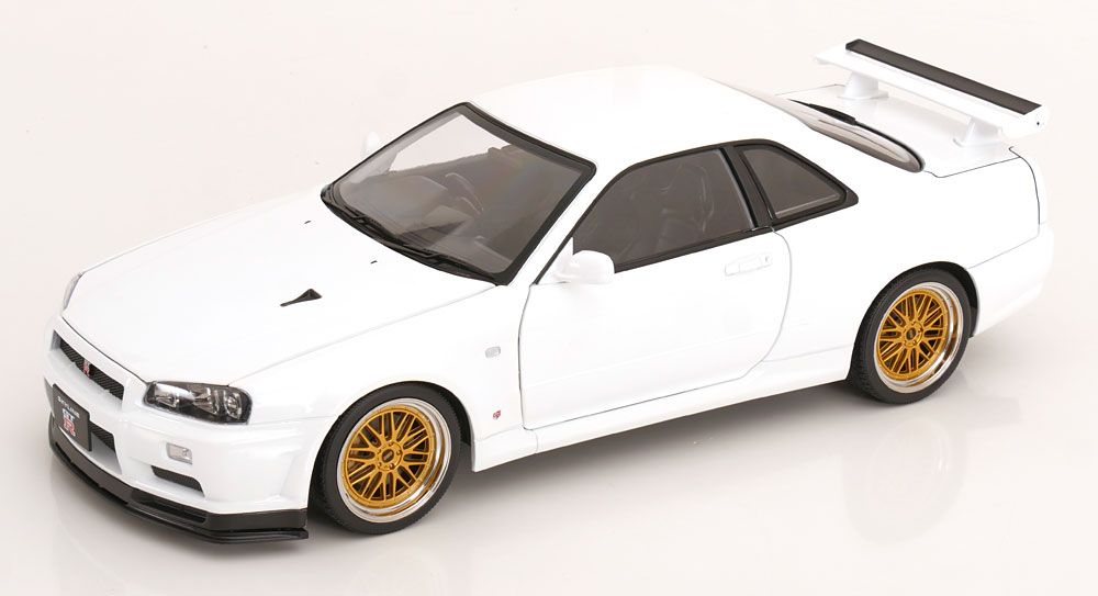 1:12 KK Scale - Nissan Skyline GT-R R34 V-Spec II BBS Felgen 2001 weiß