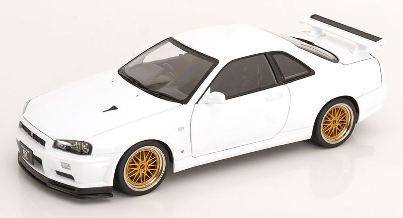1:12 KK Scale - Nissan Skyline GT-R R34 V-Spec II BBS Felgen 2001 weiß