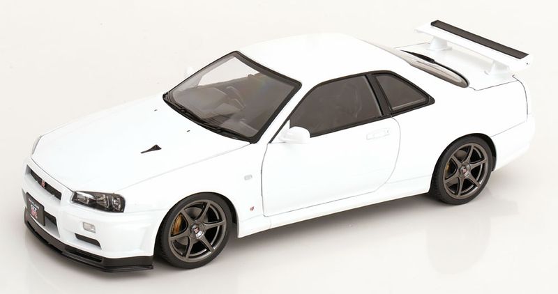 1:12 KK Scale - Nissan Skyline GT-R R34 V-Spec II OEM Felgen 2001 weiß