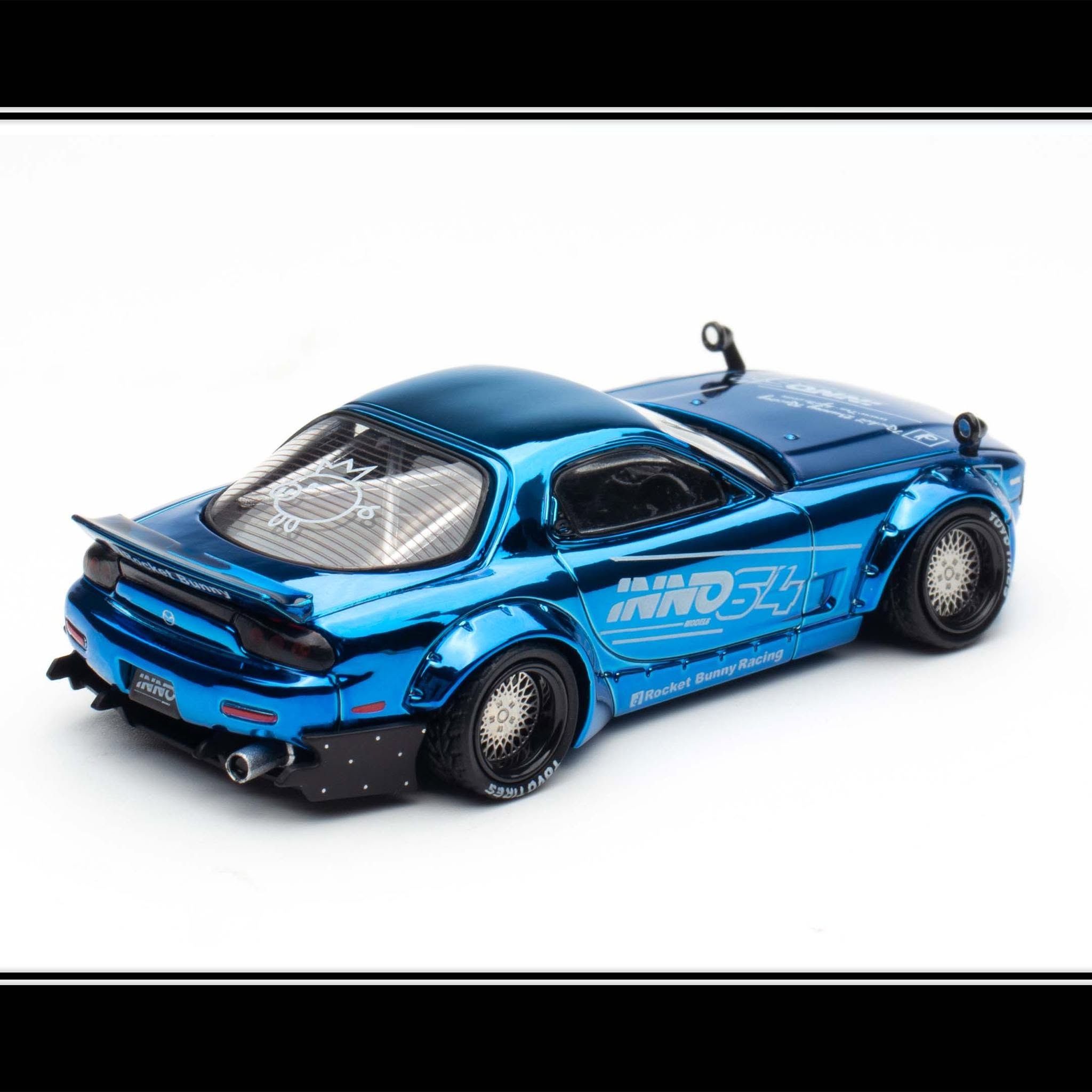 1:64 Inno64 - Mazda RX7 (FC3S) *Pandem x Rocket Bunny*, blue *Tokyo Auto Salon 2026 Event Edition*