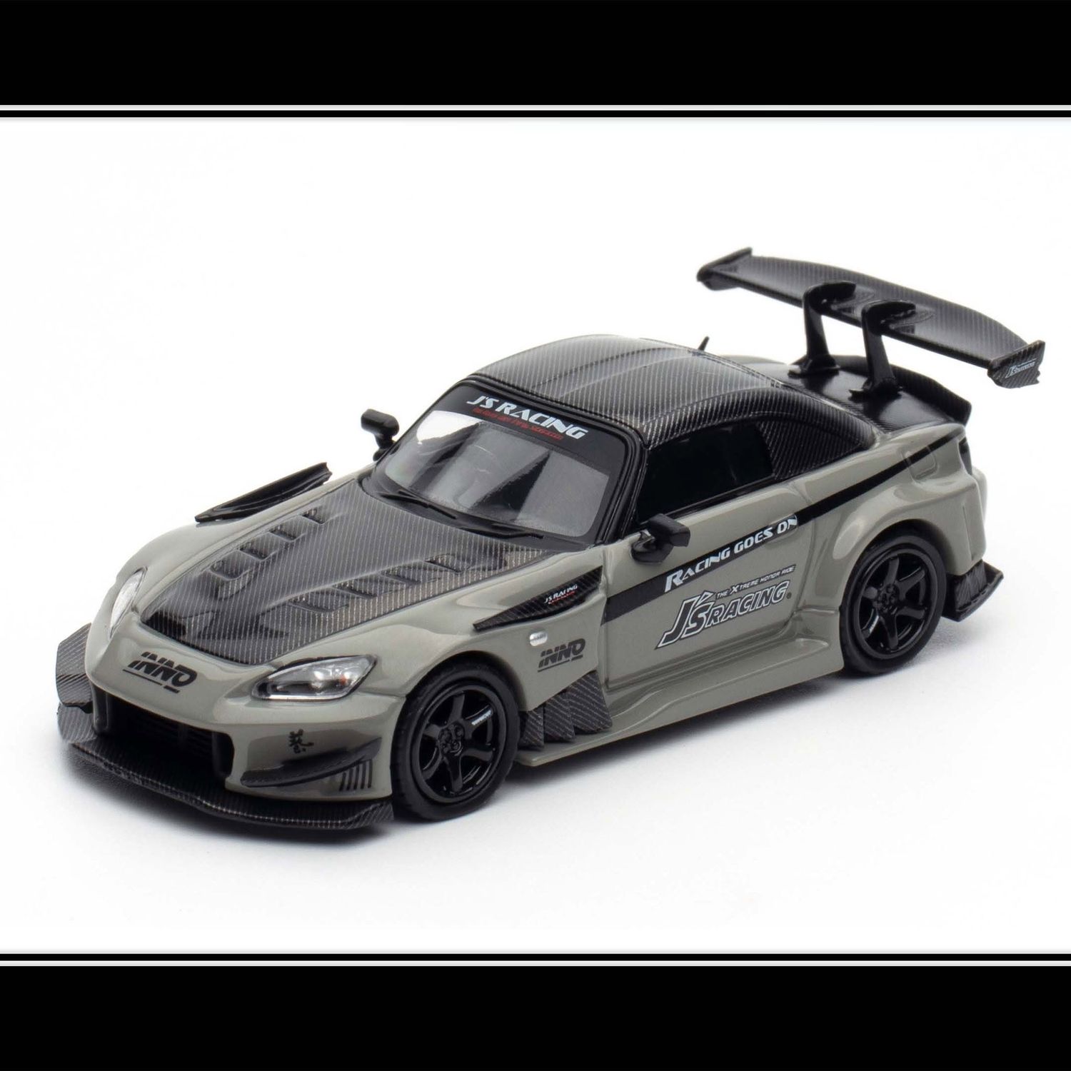 1:64 Inno64 - Honda S2000 J`S Racing, grey *Hong Kong Toycar Salon 2025 Event Edition*