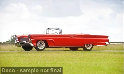 1:18 Sunstar - 1958 Lincoln Continental MKIII, rot,
