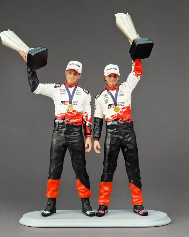 1:18 Sunstar - Figure Toyota GR Yaris Rally1 Rally Monte Carlo 2026 Toyota Gazoo Racing WRT O. Solberg - E. Edmondson