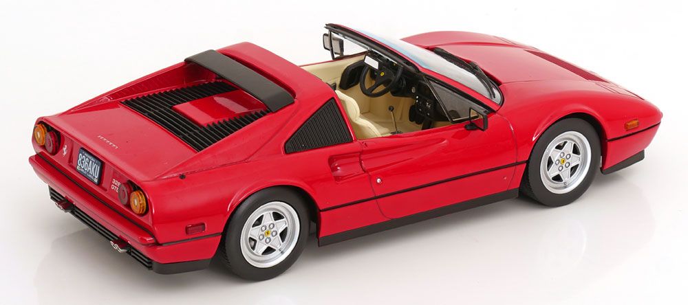 1:18 KK Scale - Ferrari 328 GTS US-Version Beverly Hills Cop II 1985 rot