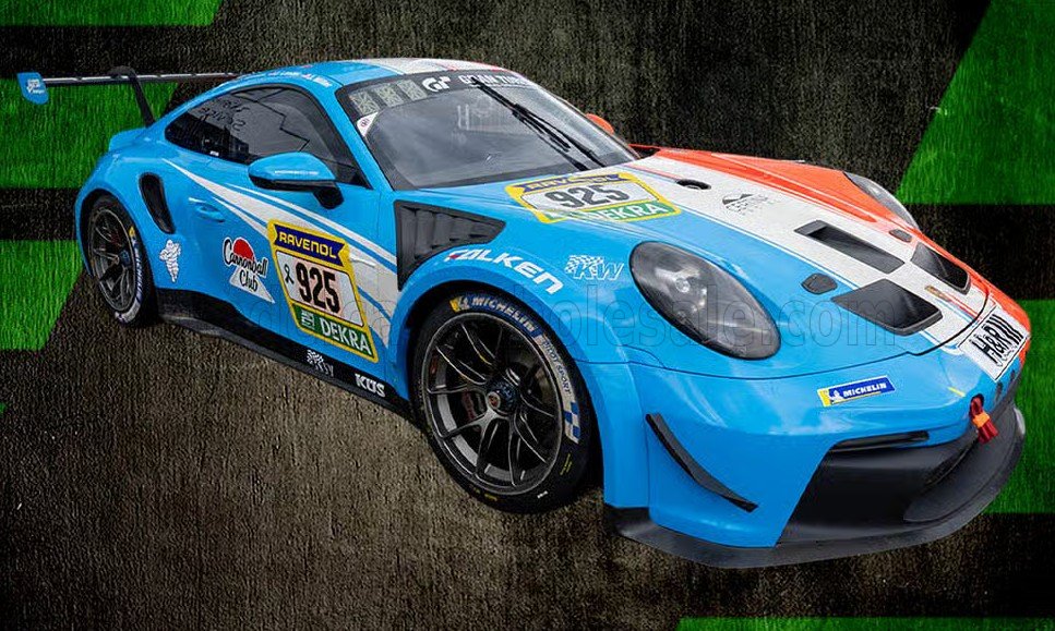 1:43 Spark - Porsche 911 (992) GT3 Cup Team Huber Motorsport #925 24h Nürburgring 2026 J. Miller - J. Lander - J. Walker - H. Wehrmann