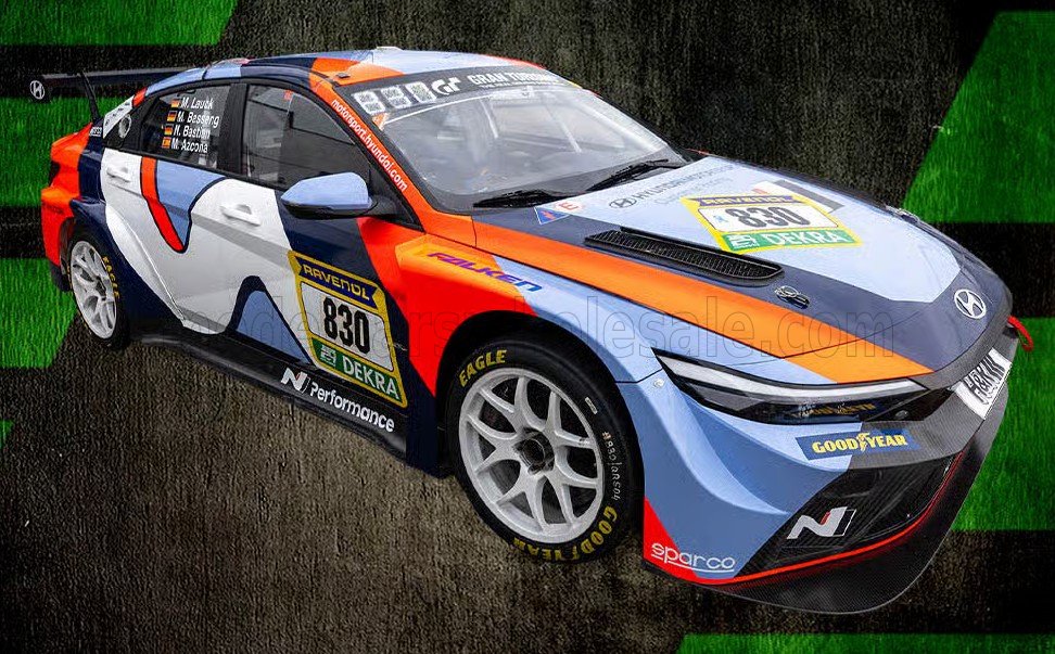 1:43 Spark - Hyundai Elantra N TCR Team Hyundai Motorsport #830 24h Nürburgring 2026 M. Basseng - M. Lauck - N. Bastian - M. Azcona