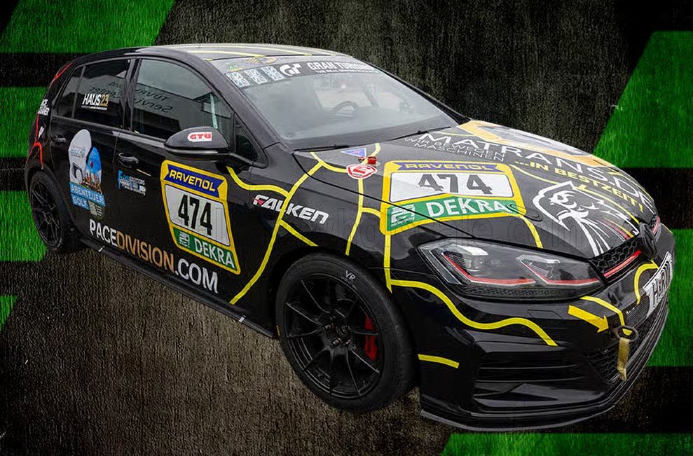 1:43 Spark - Volkswagen Golf GTI Team Time Attack Paderborn by GTÜ Wieseler #474 24h Nürburgring 2026 B. Hrubesch - F. Febig - F. Tillmann - M. Wolpertinger