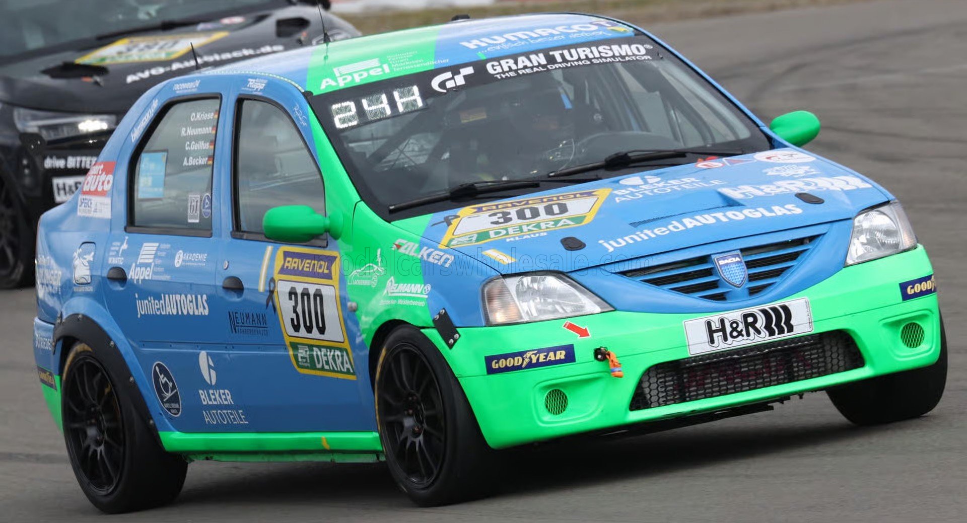 1:43 Spark - Dacia Logan Team Ollis Garage Racing #300 24h Nürburgring 2026 O. Kriese - C. Geilfus - R. Neumann - A. Becker
