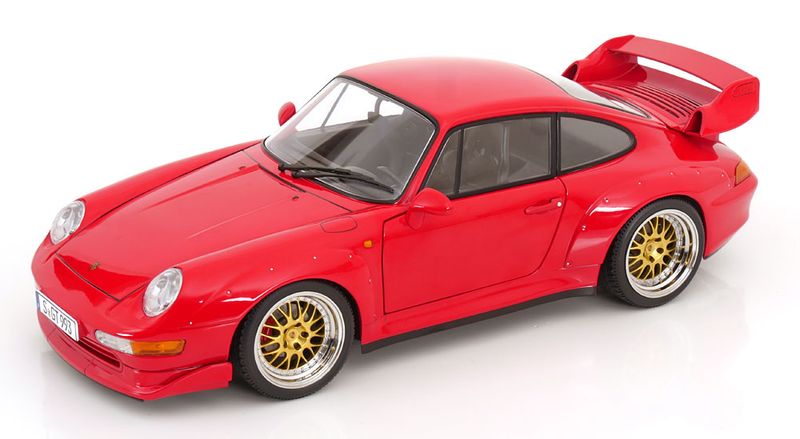 1:12 KK Scale - Porsche 911 (993) GT2 mit BBS Felgen 1996 rot