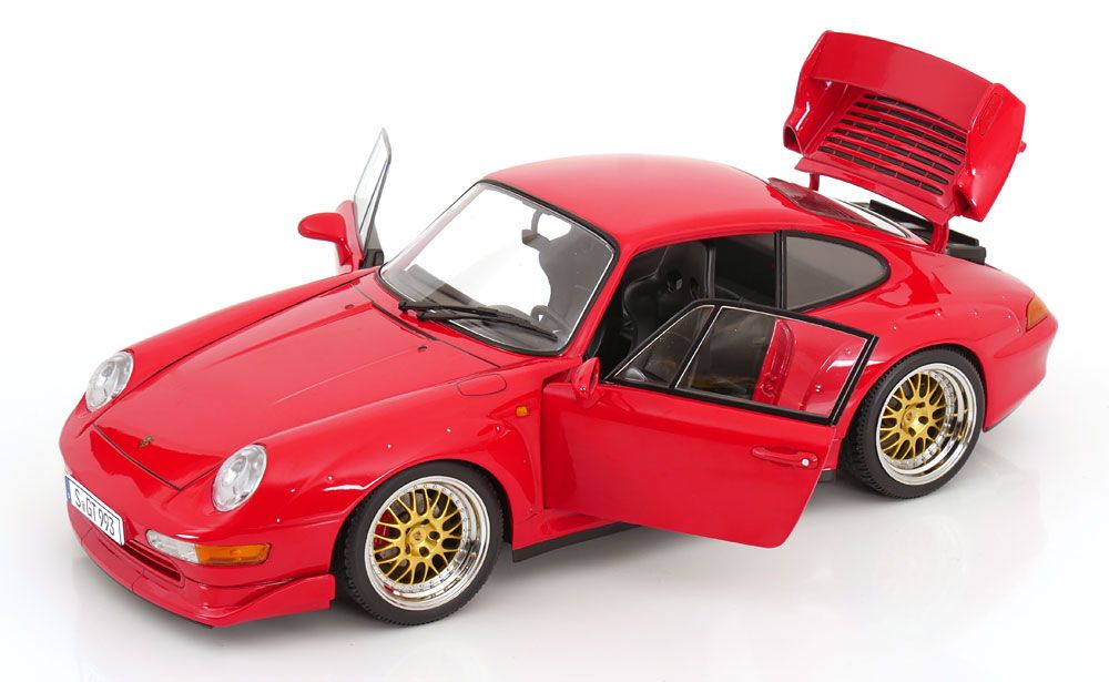 1:12 KK Scale - Porsche 911 (993) GT2 mit BBS Felgen 1996 rot