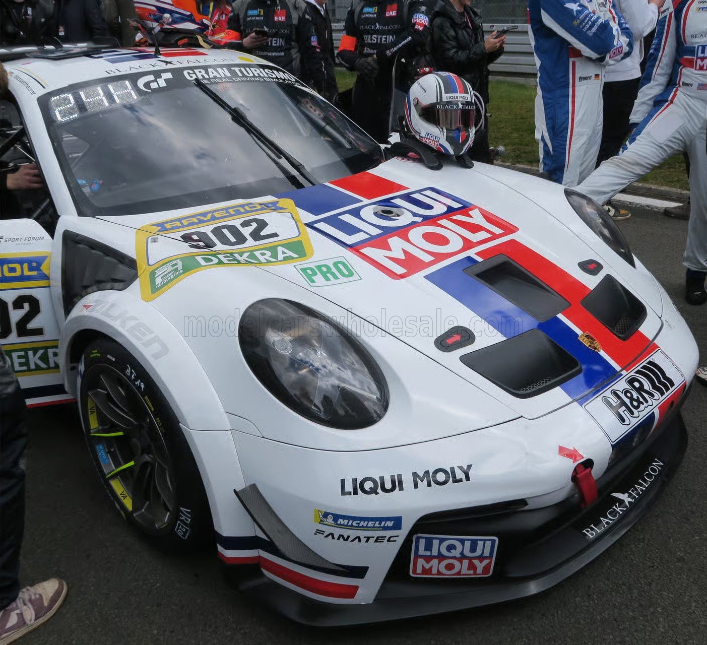 1:43 Spark - Porsche 911 (992) GT3 Cup Team Liqui Moly by Black Falcon #902 24h Nürburgring 2026 R. Harrison - N. Nagelsdiek - R. Rennhofer - L. Wassertheurer