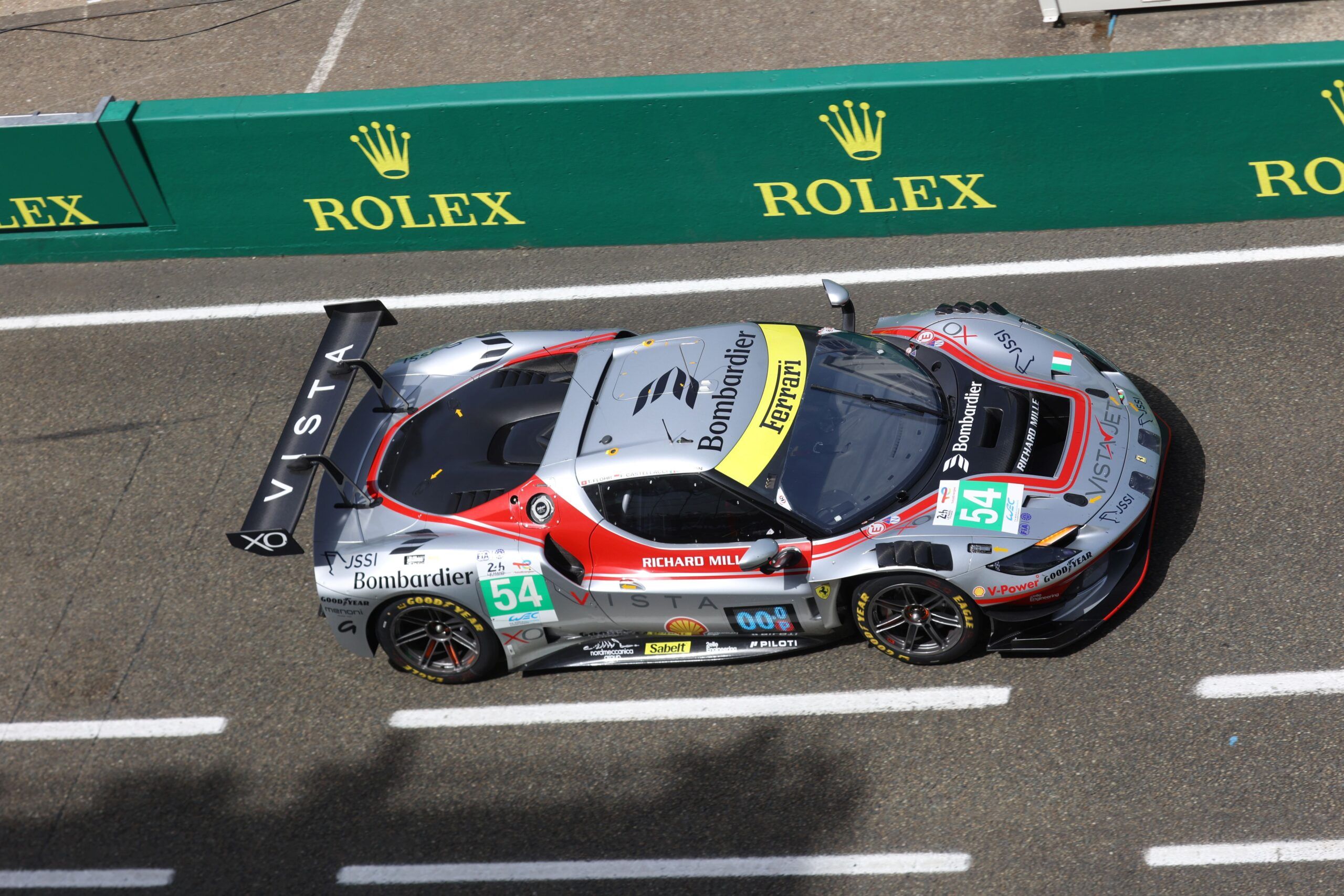 1:43 Looksmart - Ferrari 296 GT3 Evo 3.0L Twin Turbo V6 Team Vista AF Corse #54 24h Le Mans 2026 D. Rigon - F. Castellacci - T. Flohr