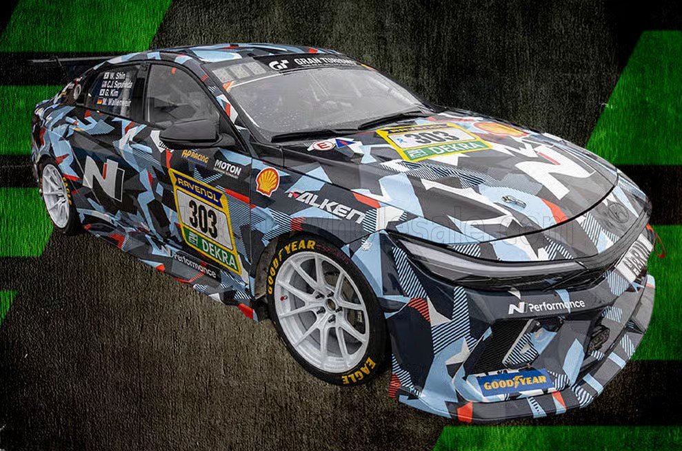 1:43 Spark - Hyundai Elantra N1 RP Team Hyundai Motorsport #303 24h Nürburgring 2026 M. Lauck - Y. Kim - M. Wallenwein - M. Azcona