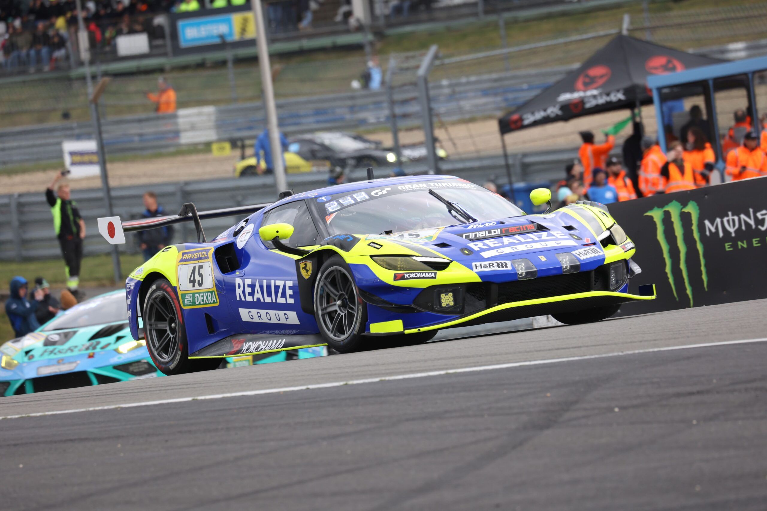 1:43 Looksmart - Ferrari 296 GT3 3.0L Twin Turbo V6 Team Realize Kondo Racing with Rinaldi #45 24h Nürburgring 2026 D. Perel - D. Marschall - T. Vermeulen - T. Neubauer
