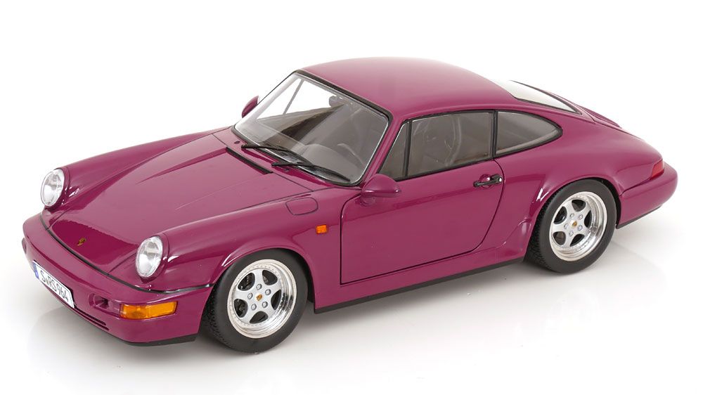 1:12 KK Scale - Porsche 911 (964) RS mit Speedline Felgen 1992 rubin rot
