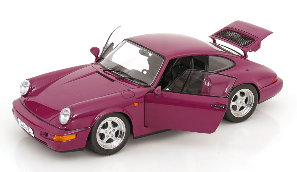 1:12 KK Scale - Porsche 911 (964) RS mit Speedline Felgen 1992 rubin rot
