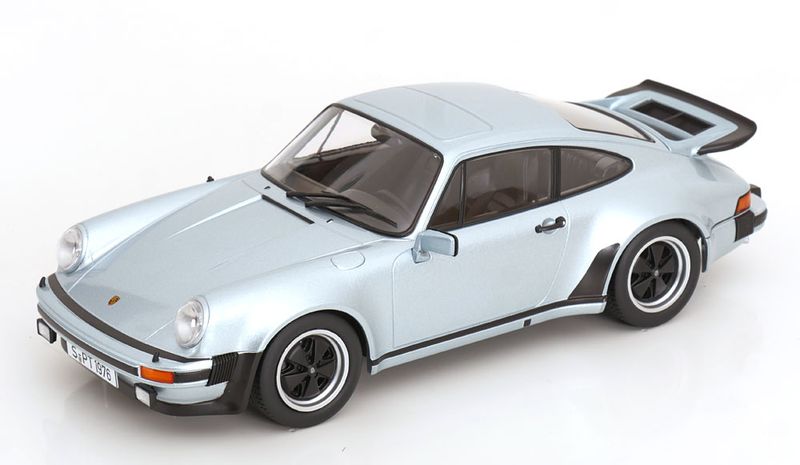 1:18 KK Scale - Porsche 911 (930) Turbo 3.0 1976 polar silber