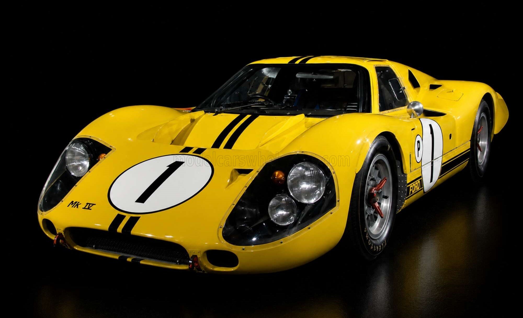 1:12 Top Marques - Ford GT40 MkIV 7.0L V8 Team Ford Motor Company #1 Winner 12h Sebring 1967 - M. Andretti - B. McLaren